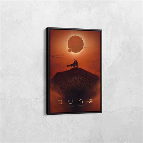 Dune Movie Poster, Dune Canvas Wall Art, Dune Part 2 Movie Poster ...