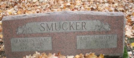 Mary Elizabeth Albrecht Smucker M Morial Find A Grave