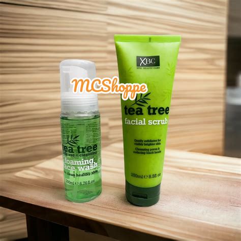 Xbc Tea Tree Facial Scrub Tea Tree Foaming Face Wash 250 200ml