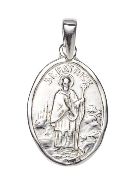 Saint Patrick Sterling Silver medal