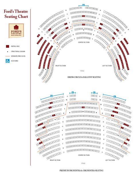 Warner Theatre Seating Plan | Elcho Table