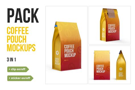 Top Coffee Packaging Mockup Psd Templates Mockuptree