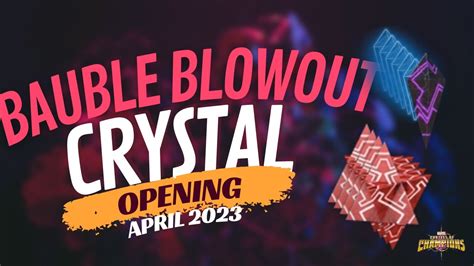 Bauble Blowout Crystal Opening Youtube