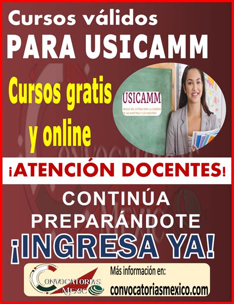 Importante Docentes Estos Son Los Cursos V Lidos Para Usicamm