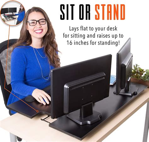 Buy X Elite Pro Xl Standing Desk Converter Instantly Convert Any