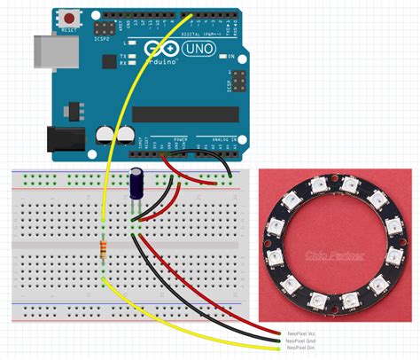 How To Use Neopixel 16 Ring With Arduino Uno Instructables 60 Off