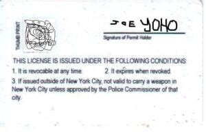 New York Concealed Carry Permit Information