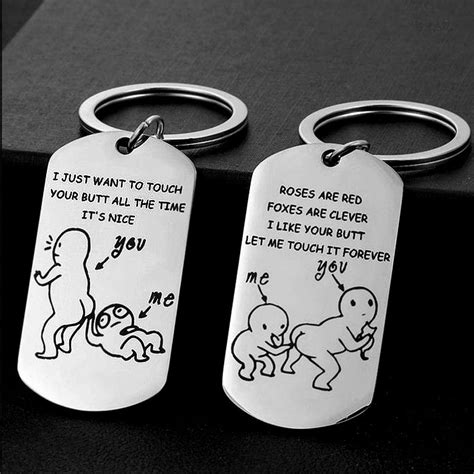 Couples Funny Keychain Grindstyle