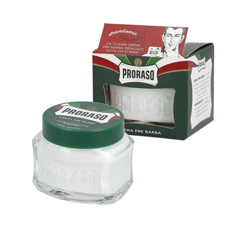 Pre Shave Cream Proraso Green Refreshing, for all skin types, 100 ml ...