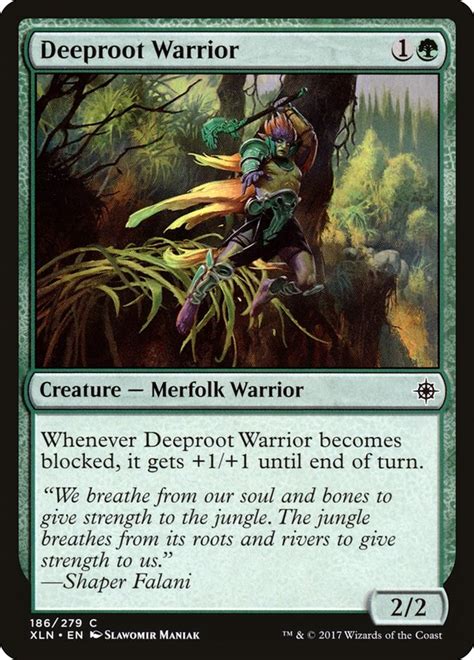 Deeproot Warrior Ixalan Magic The Gathering