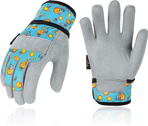 Digz Youth Stretch Garden And Yardwork Gloves With Nitrile