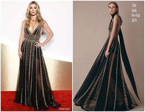 Annabelle Wallis In Elie Saab The Clash De Cartier Launch Photocall