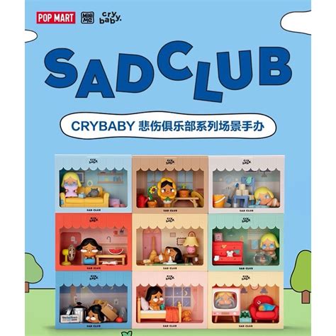 Popmart Crybaby Sad Club Shopee Thailand