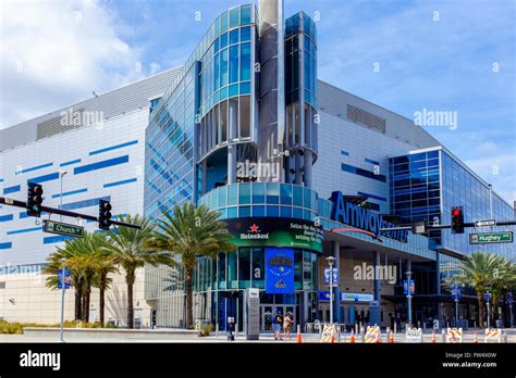 Amway Stadium Orlando - Amway Centre, Downtown Orlando, Florida, the sports stadium of the ...