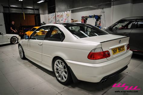 Satin Pearl White Bmw