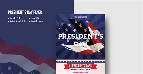 Us Presidents Day Invitation Template - TemplateMonster