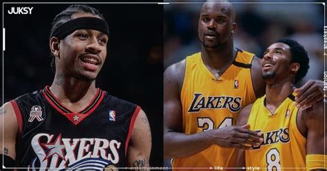 Nba／allen Iverson 回憶有次跳在歐尼爾背上犯規，被 Kobe 嗆：「你他 X 的想找死嗎？」 Juksy 街星