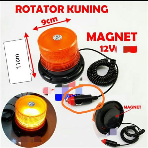 Jual Rotator Magnet Warning Light Strobo Atap Kab Tangerang Pasar