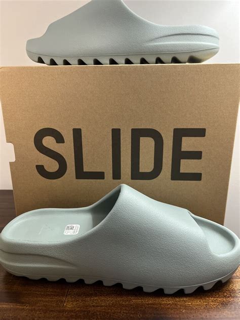 New Adidas Yeezy Slide Salt Id 5480 Size 11 In Hand Ships Fast Ebay