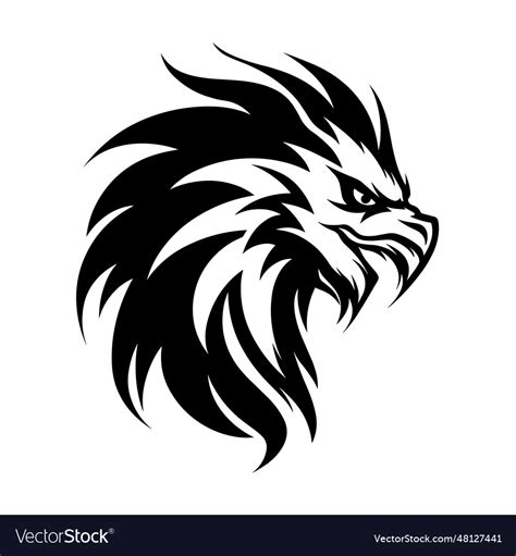 Griffin silhouette Royalty Free Vector Image - VectorStock