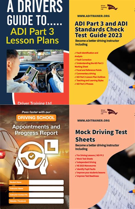 The Pack Of Driving Instructor Books 4 Books Driver Training Ltd