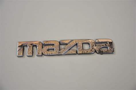 Mazda Emblem Chrome Original Sign Logo Nameplate Badge Rear Oem Genuine