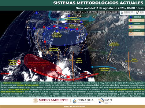 Smn Prev Lluvias Intensas En Veracruz Oaxaca Chiapas Y Tabasco