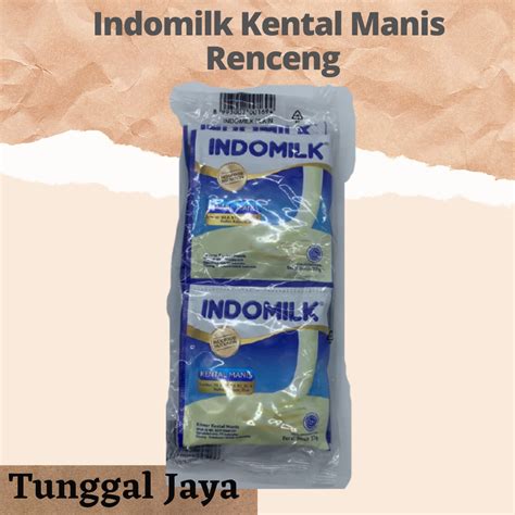 Jual Indomilk Kental Manis Renceng Putih Shopee Indonesia