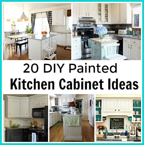 20 Diy Painted Kichen Cabinet Ideas