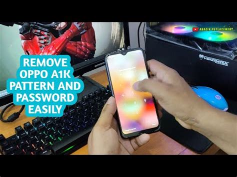 REMOVE PASSWORD AND PATTERN OPPO A1K CPH 1923 CARA MUDAH HAPUS SANDI