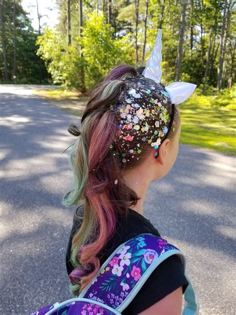 Unicorn Hair For Crazy Hair Day Crazy Hair Wacky Hair Days Crazy