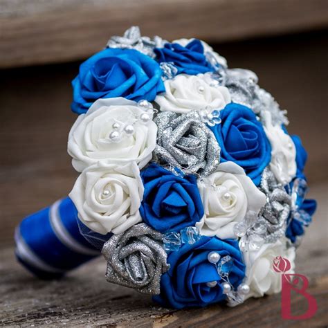 Royal Blue And Silver Wedding