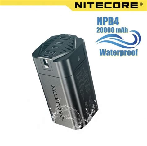 พร้อมส่ง NITECORE NPB4 IP68 กันน้ำ โทรศัพท์มือถือ Charger | Lazada.co.th