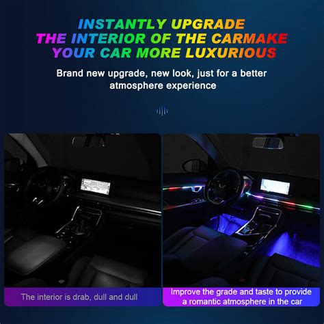 Rgb Symphony Car Atmosphere Interior Led Acrylic Guide Fiber Optic