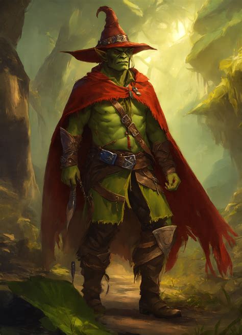 Lexica An Orc Has Disguised Himself As A Half Elf Hes Wearing A