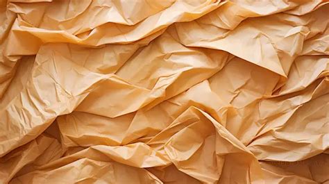 Crumpled Paper A Background Of Texture And Dimension Craft Paper Cardboard Carton Texture