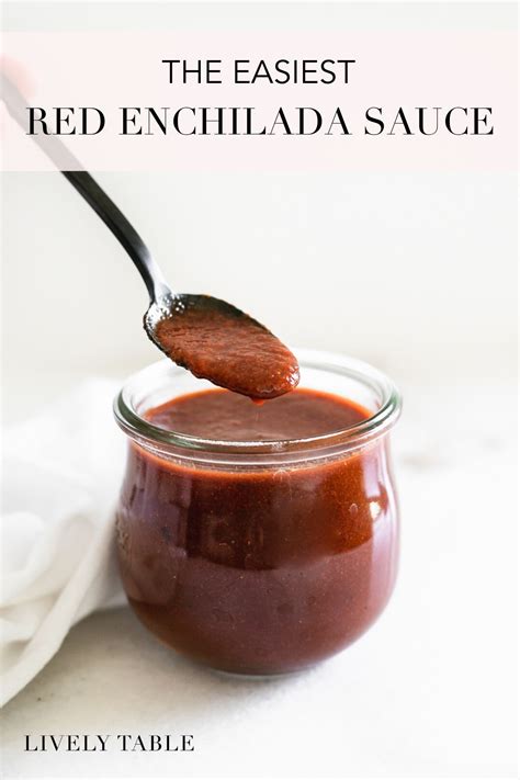 This Homemade Red Enchilada Sauce Is The Easiest And Best Sauce For