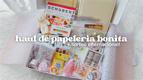 HAUL PAPELERIA BONITA Sorteo Internacional Black Friday