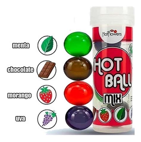 Kit Bolinhas Explosivas Sabores Hot Ball Mix Hot Flowers Mercadolivre