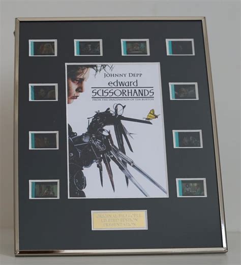 Edward Scissorhands Framed Film Cell Display With COA Catawiki