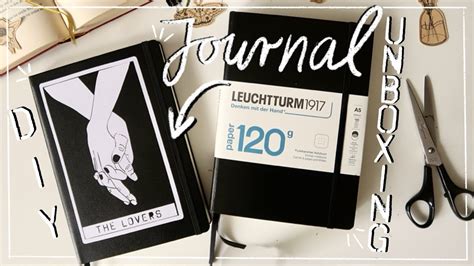 Unboxing My New Leuchtturm G Customizing The Cover Diy