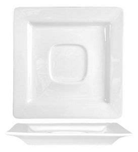 ITI EL 2 Elite Square Porcelain Saucer 5 7 8 3 Doz TigerChef