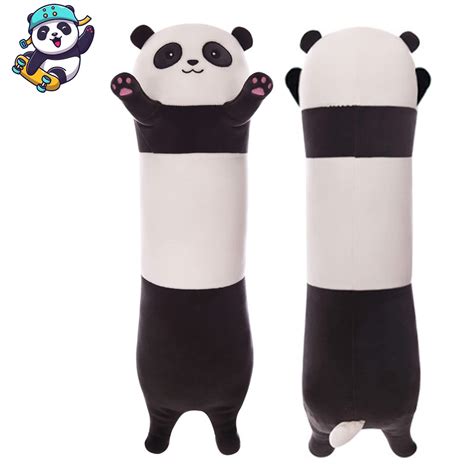 Ucalma Panda Plush Pillow Long Panda Body Pillow Plush Doll Toy Soft