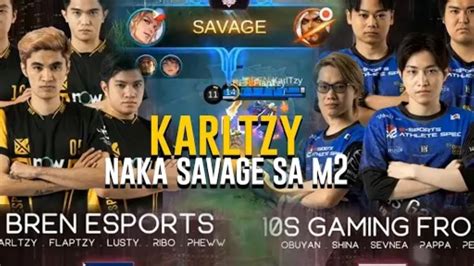 KARLTZY SAVAGE M2 BREN VS 10S PHILIPPINES VS JAPAN YouTube