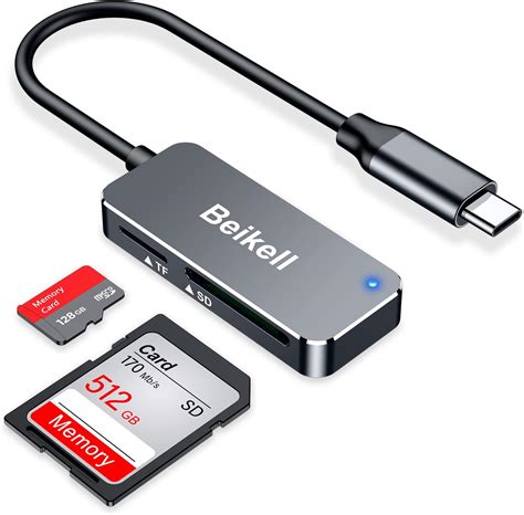 Beikell Lecteur De Carte Sd Lecteur De Carte M Moire Usb C Usb