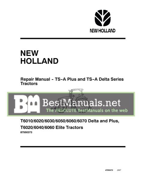 New Holland Ts100a Ts110a Ts115a Ts125a Ts135a Tractors Service