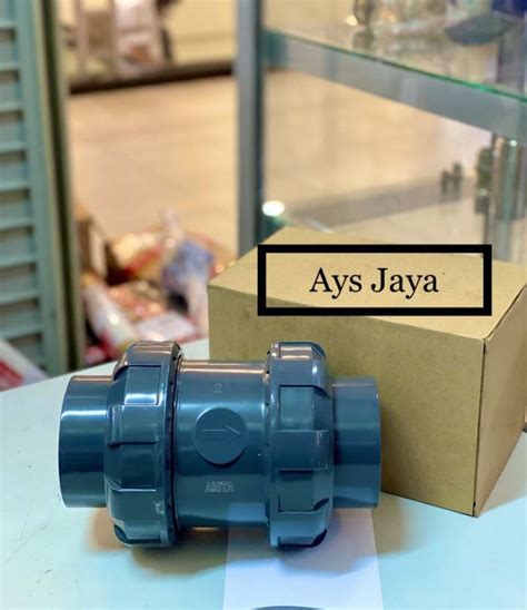 Promo Ball Check Valve Union Pvc Ball Check Double Watermur