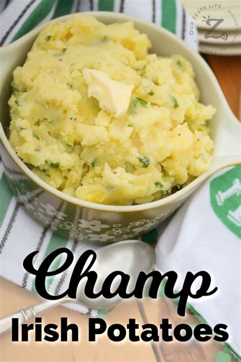 Irish Potato Recipe Irish Champ Our Zesty Life