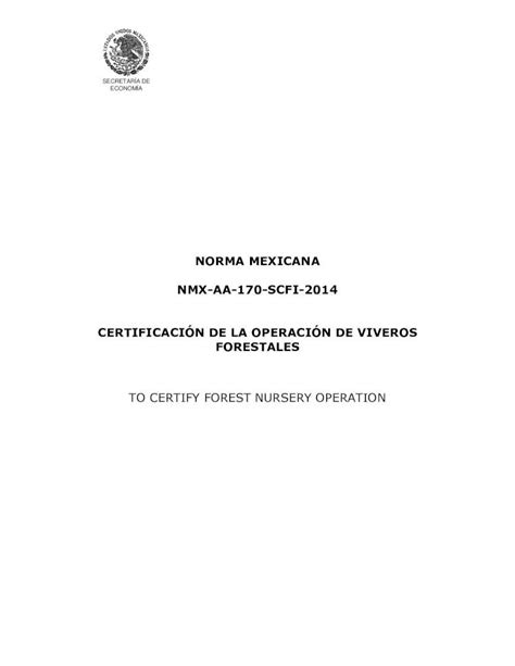 Pdf Norma Mexicana Nmx Aa Scfi Biblioteca Semarnat Gob Mx