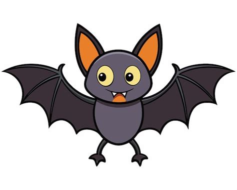 Halloween bat cartoon vector illustration | Premium AI-generated vector